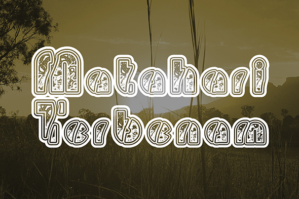 Nongol Font PNG with transparent background - Preview 3