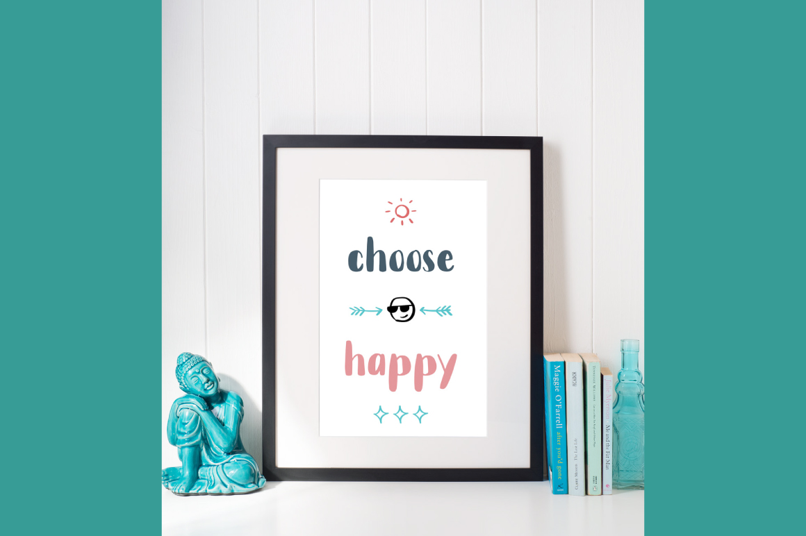 Rainy Day Font PNG with transparent background - Preview 5