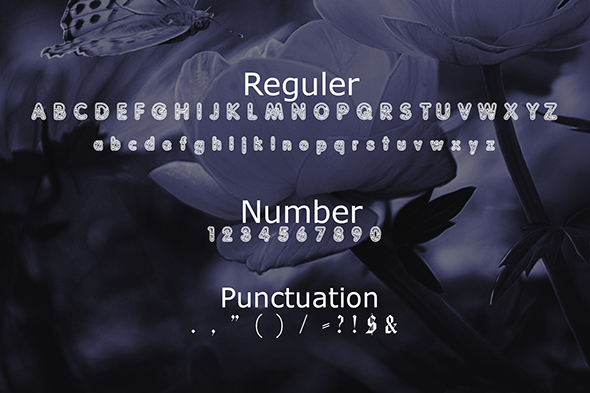 Roewet Font PNG with transparent background - Preview 1