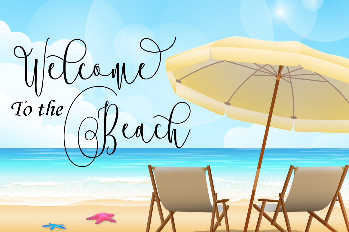 Rooster Script Font PNG with transparent background - Preview 1