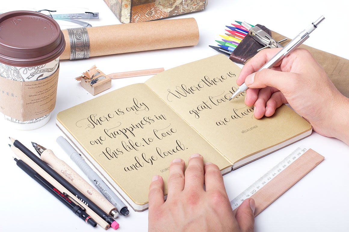 Rositalight Font PNG with transparent background - Preview 1