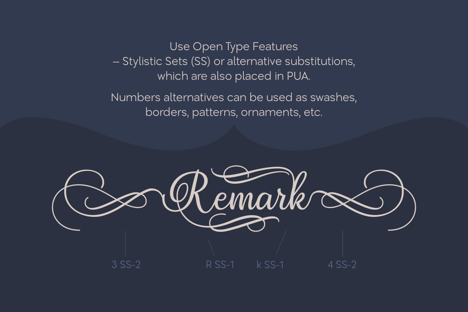 Satis Font font preview - 3