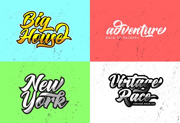Big Blue Font - Preview 3