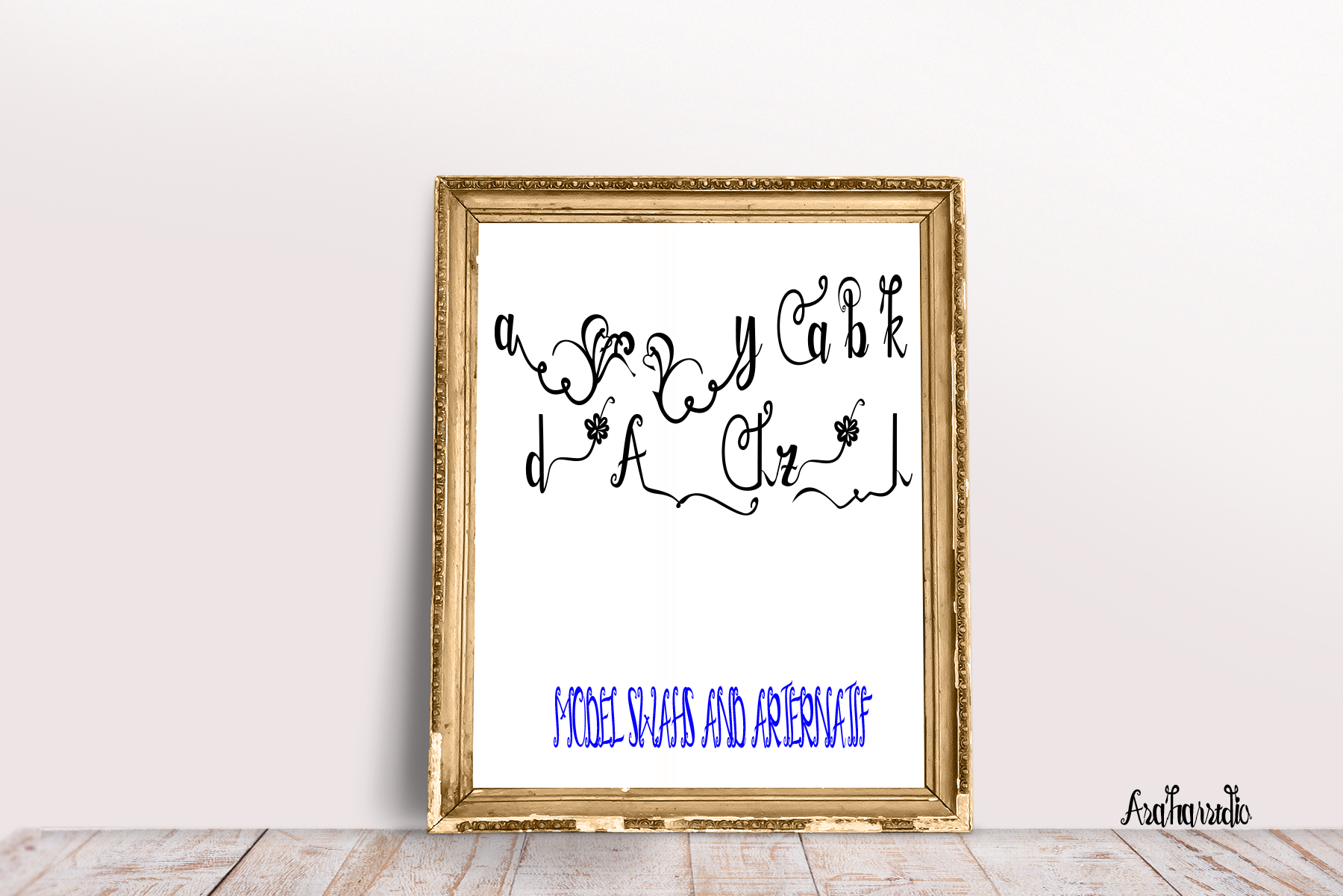 Braiden Font PNG with transparent background - Preview 3