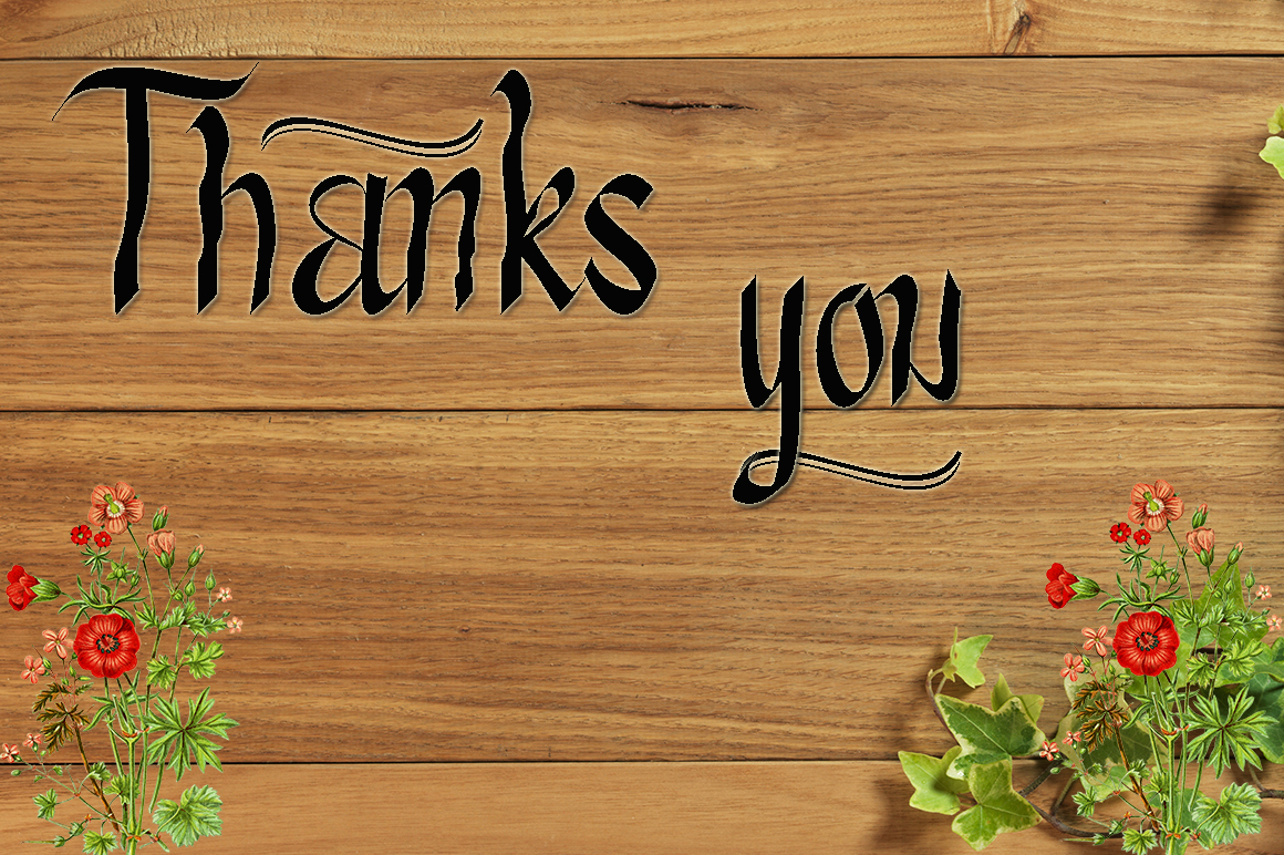 Bregede Love Font PNG with transparent background - Preview 4
