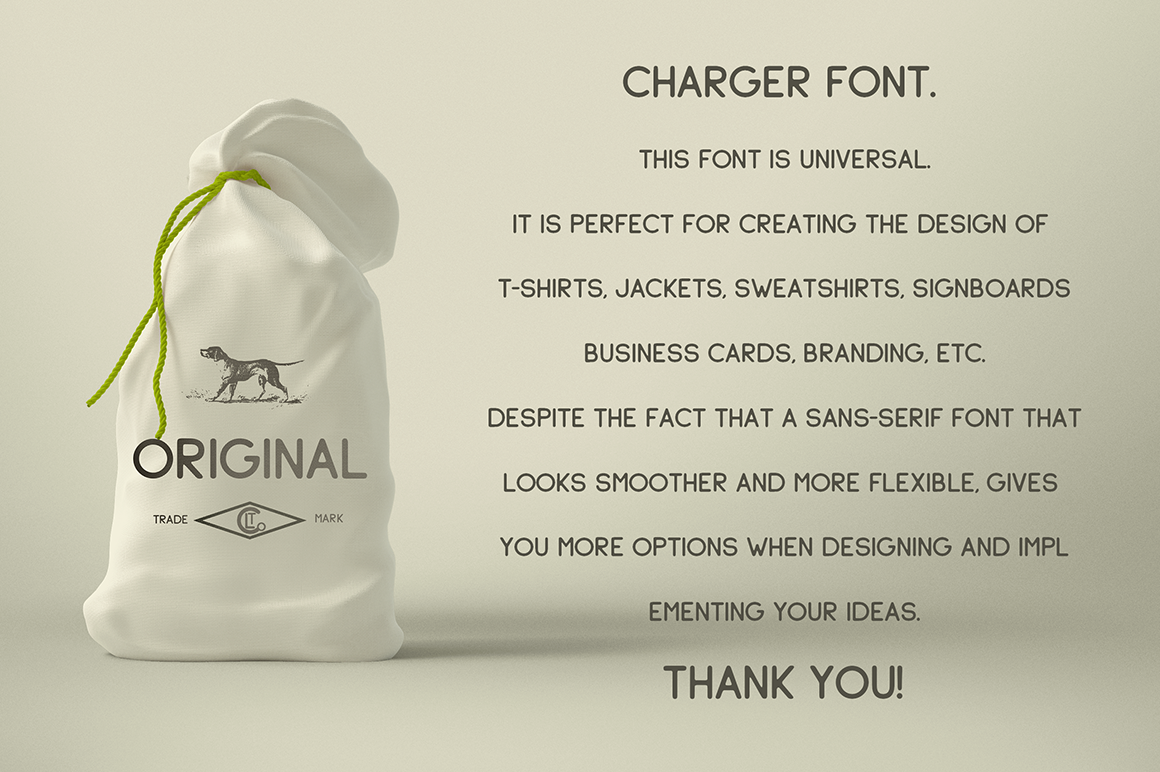 Charger Font - Preview 2