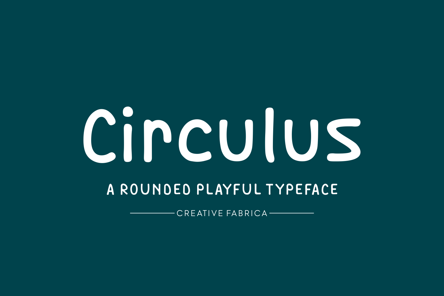 Circulus Font - Preview 3