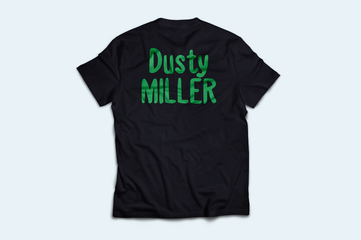 Dusty Miller Font PNG with transparent background - Preview 2