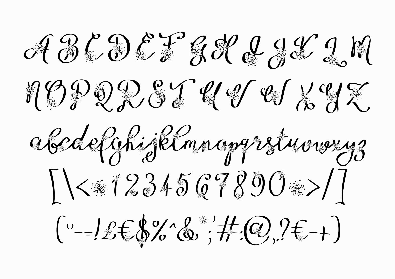 Floryfic Font - Preview 2