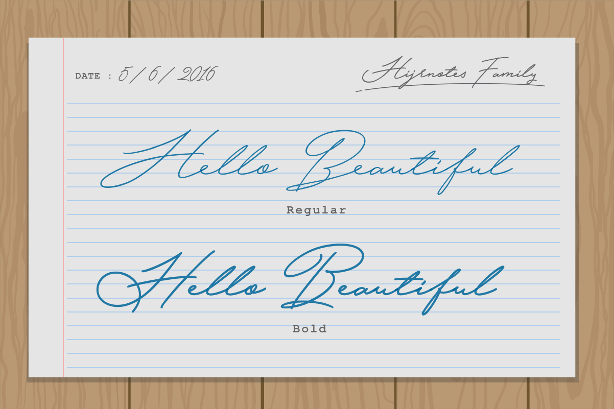 Hijrnotes Font PNG with transparent background - Preview 1
