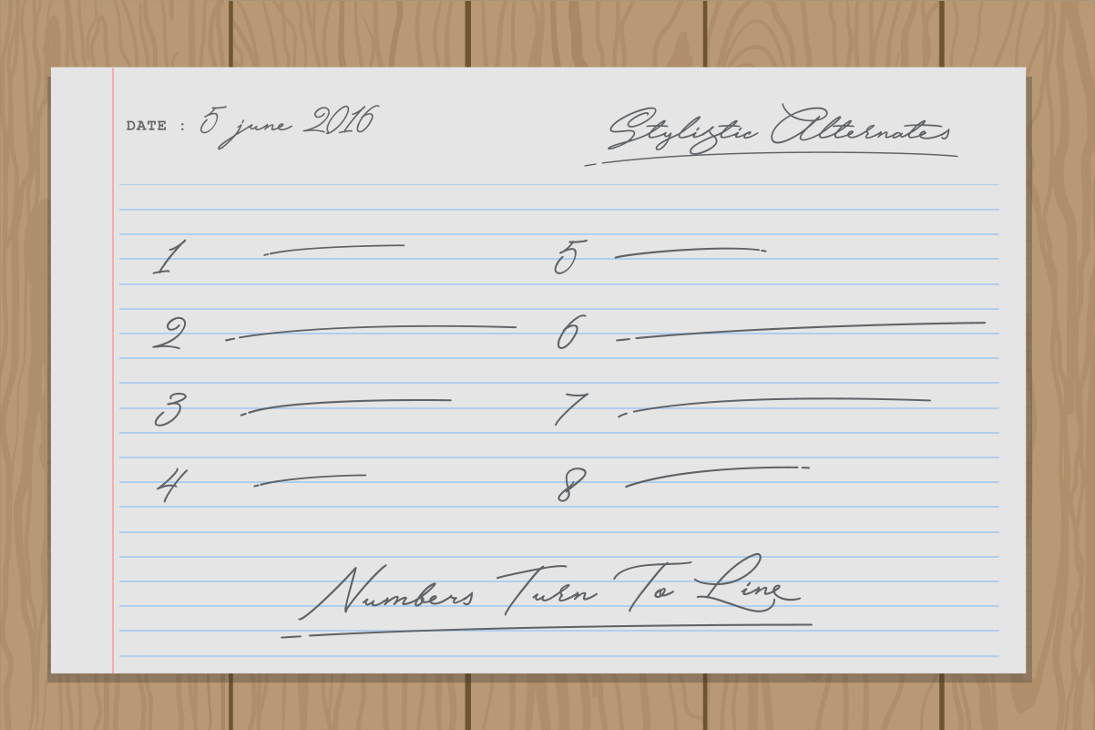 Hijrnotes Font PNG with transparent background - Preview 2