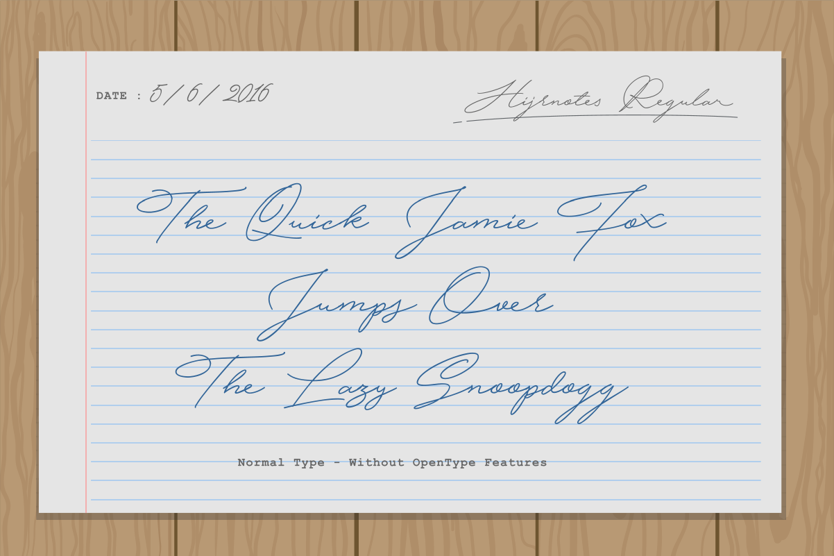 Hijrnotes Font PNG with transparent background - Preview 3