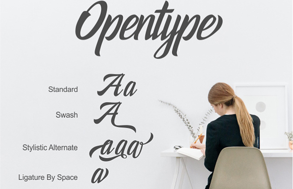 Holidays Typeface Font - Preview 3