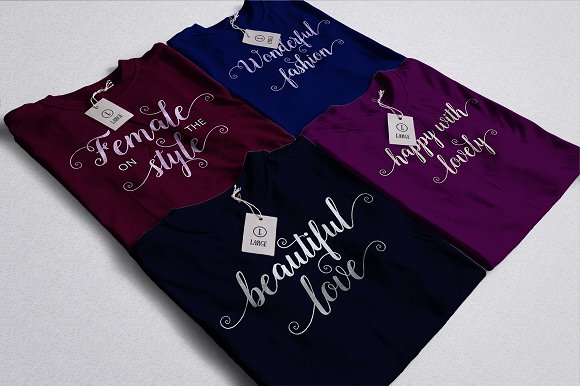 Lady Love Font PNG with transparent background - Preview 1
