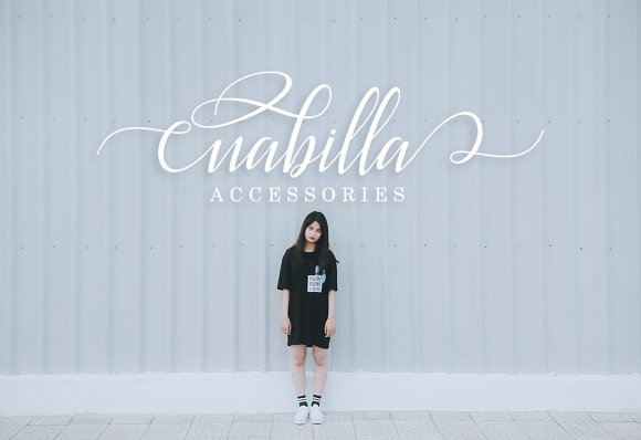 Latasha Font PNG with transparent background - Preview 3