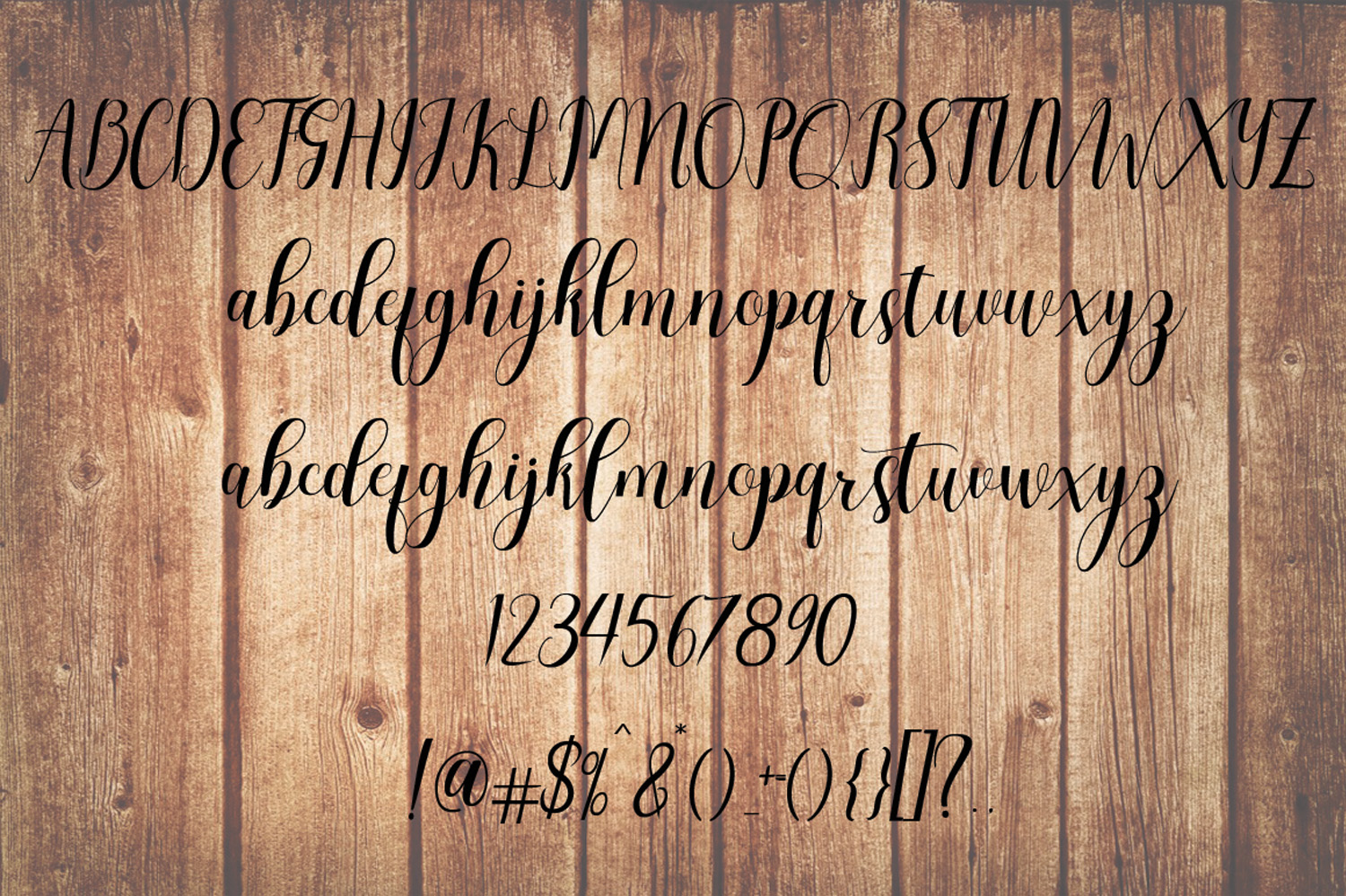 Mallica Font PNG with transparent background - Preview 4