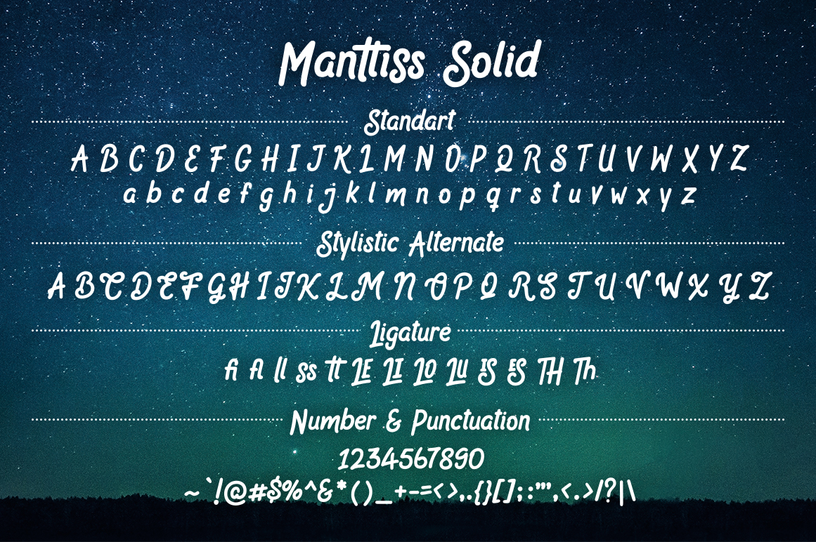 Manttiss Font PNG with transparent background - Preview 4