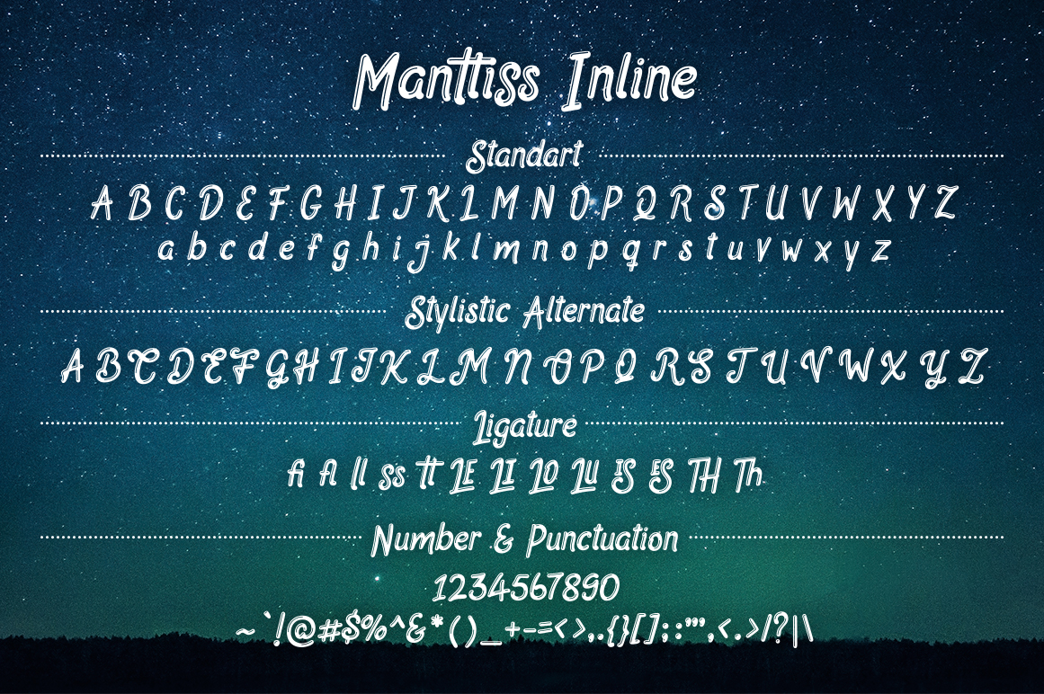 Manttiss Font PNG with transparent background - Preview 5