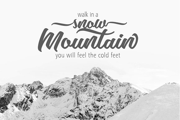 Mothica Script Font PNG with transparent background - Preview 4