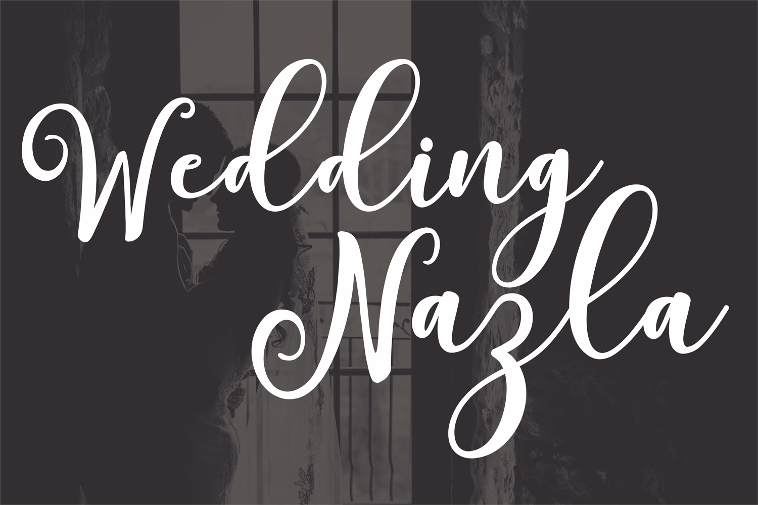 Nazla Font PNG with transparent background - Preview 2