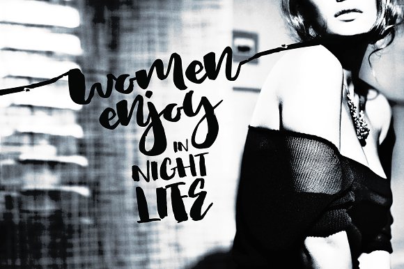 Nightgirls Font PNG with transparent background - Preview 1