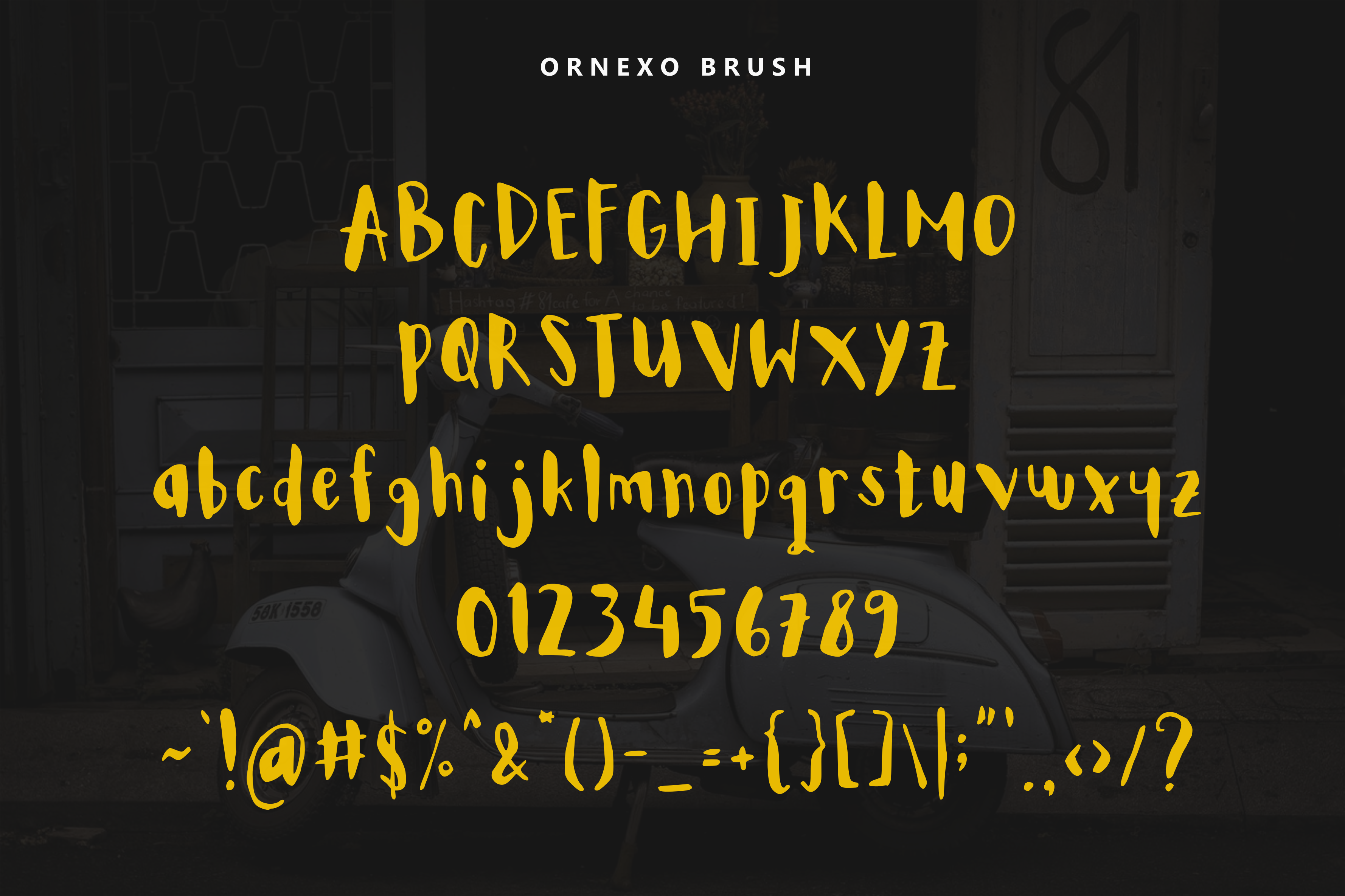 Ornexo Font PNG with transparent background - Preview 2