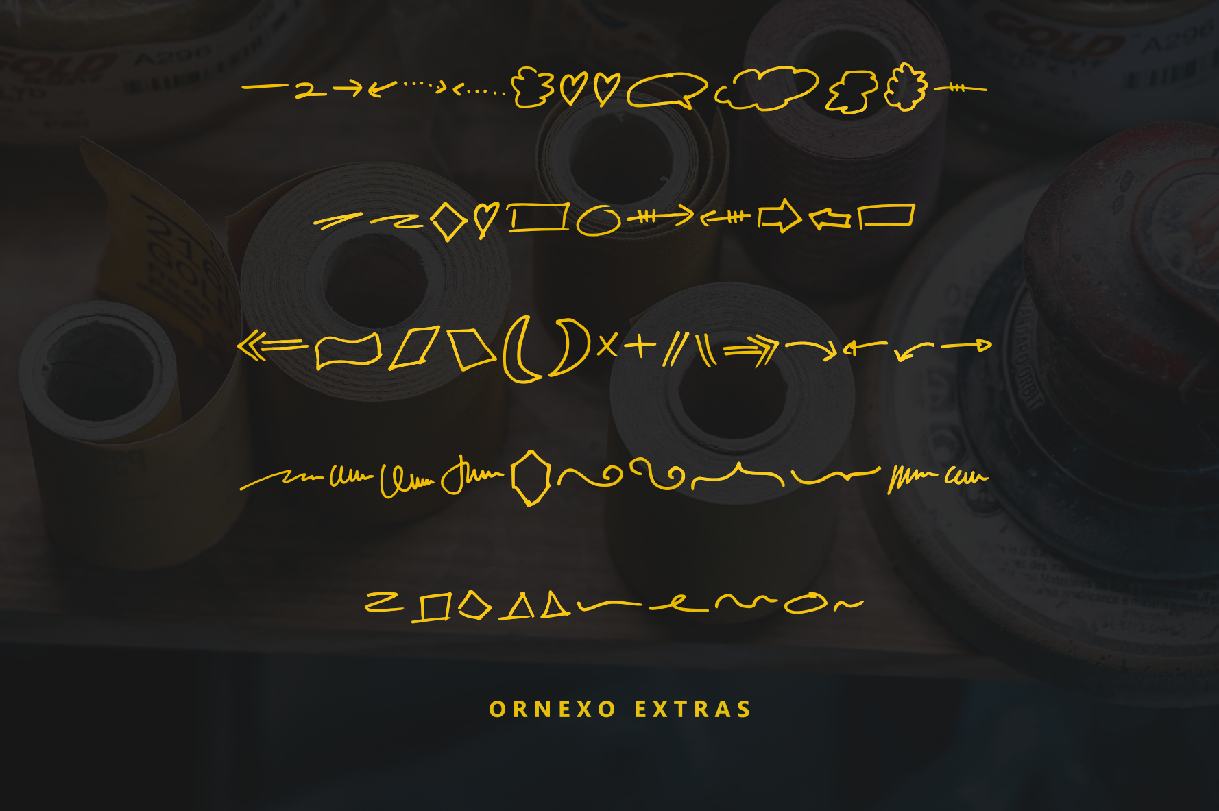 Ornexo Font PNG with transparent background - Preview 5
