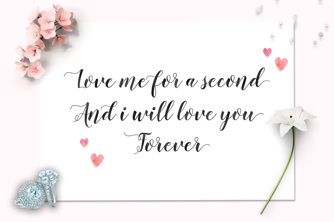 Primadona Font PNG with transparent background - Preview 3