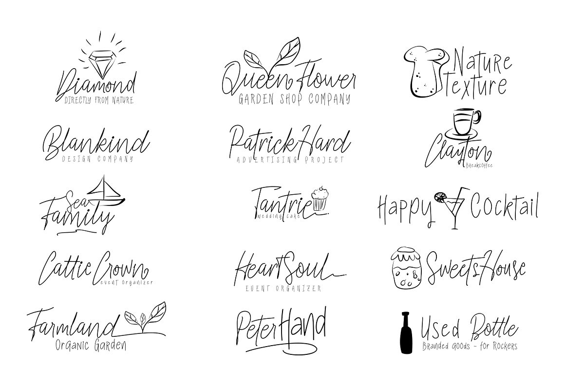 Raymod Colin Font PNG with transparent background - Preview 5