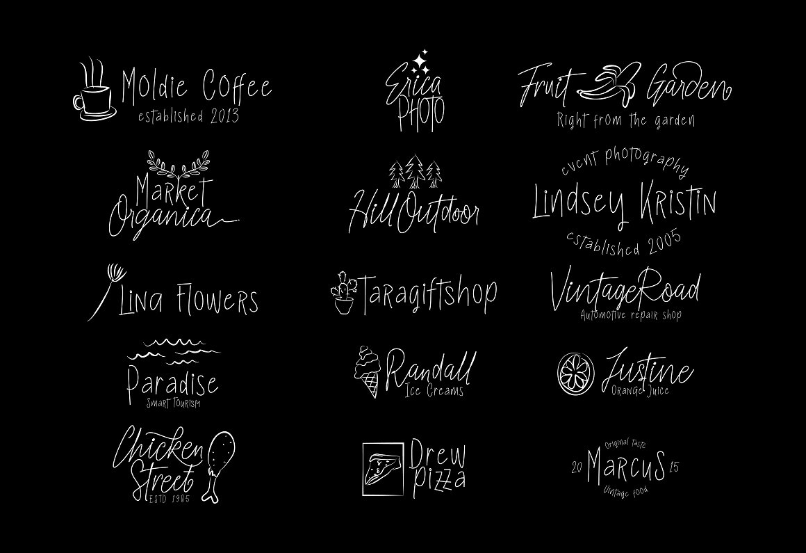 Raymod Colin Font PNG with transparent background - Preview 6