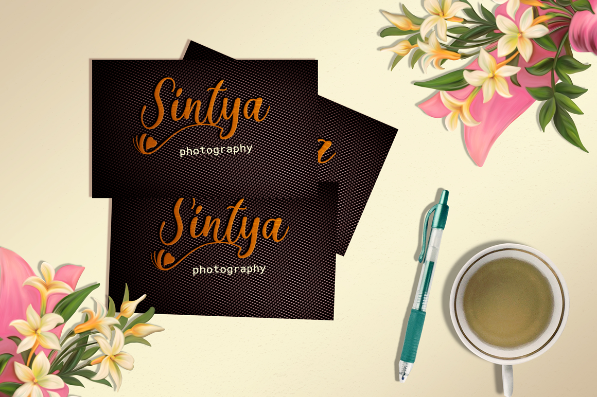 Reugoe Script Font PNG with transparent background - Preview 2