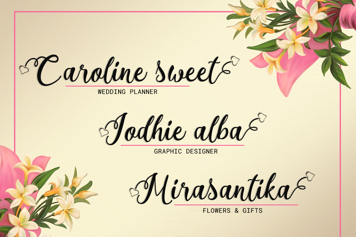 Reugoe Script Font PNG with transparent background - Preview 3