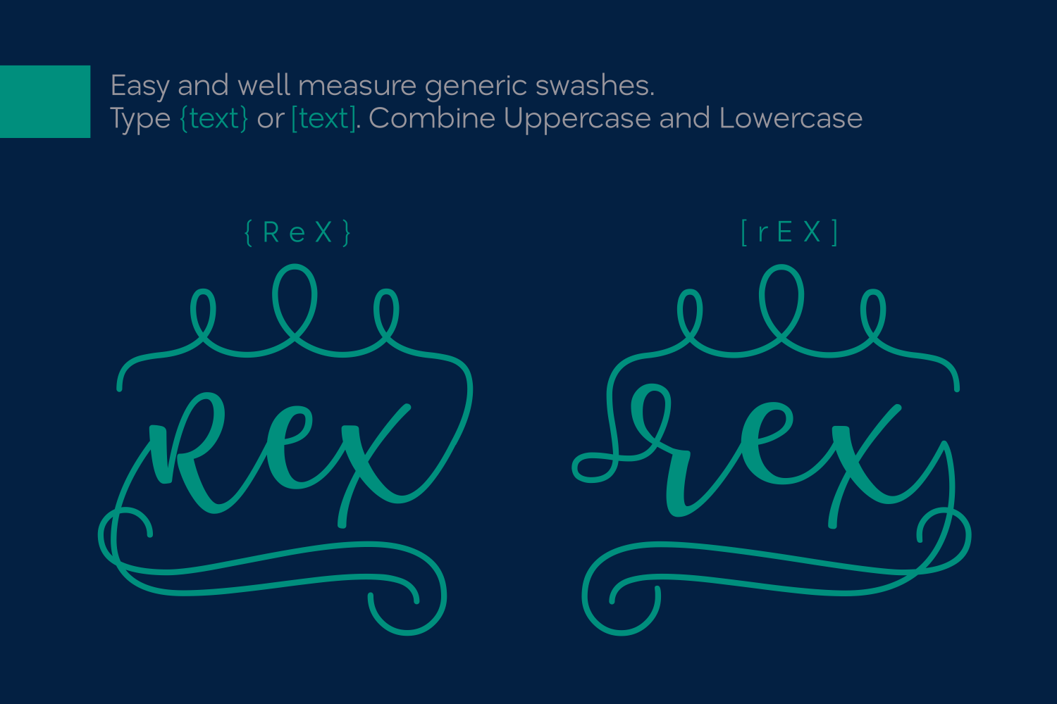 Rex Font PNG with transparent background - Preview 2