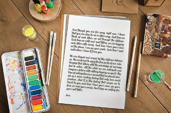 Ricca Font PNG with transparent background - Preview 3