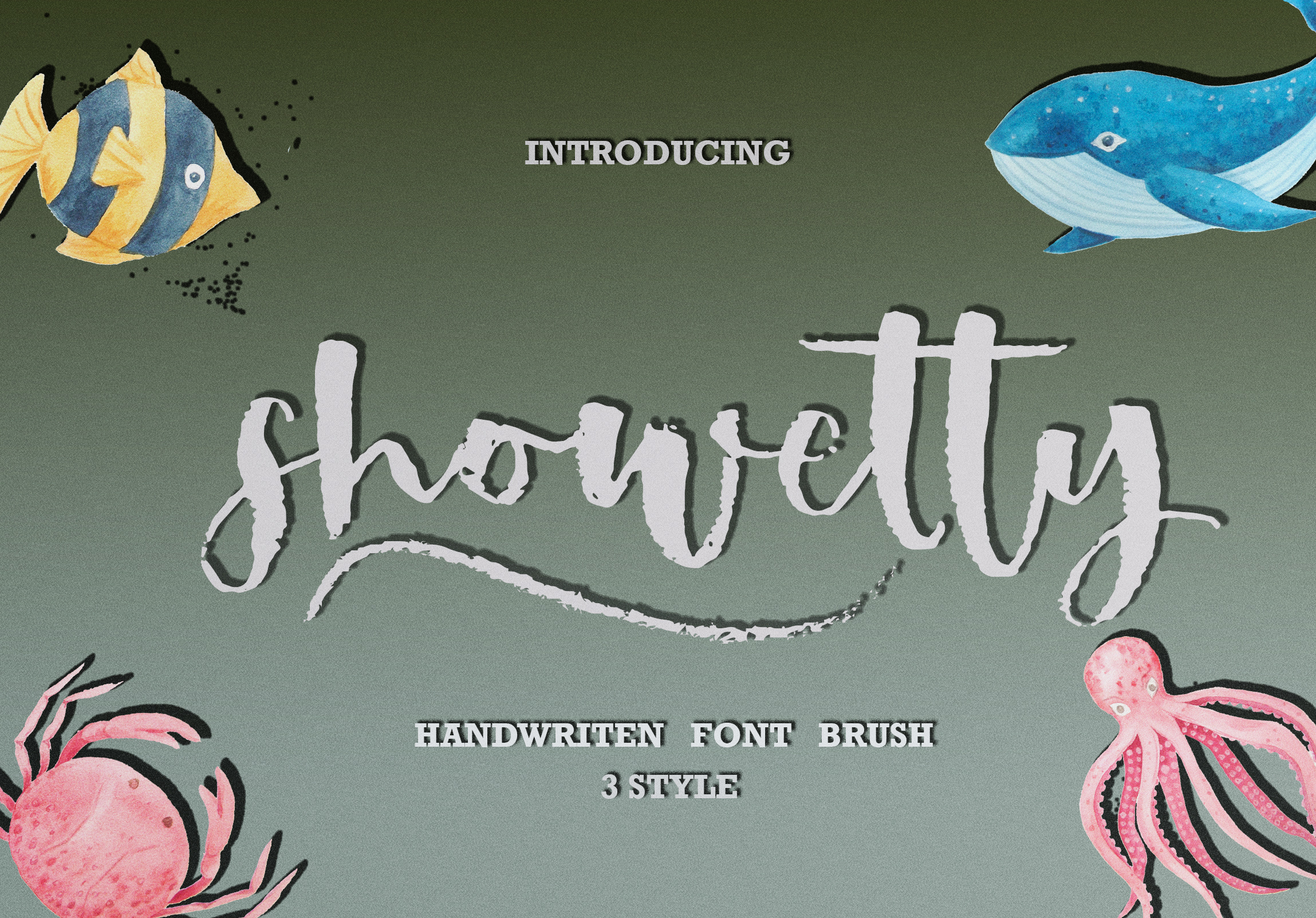 Showetty Font PNG with transparent background - Preview 1