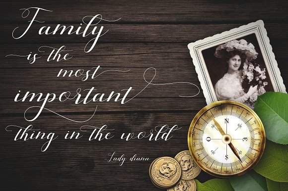 Silicia Font PNG with transparent background - Preview 3