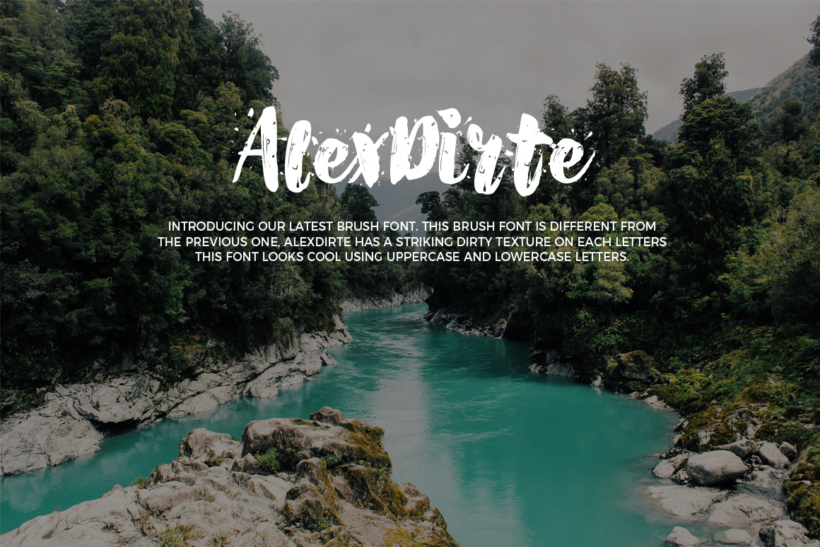AlexDirte Font - Preview 6