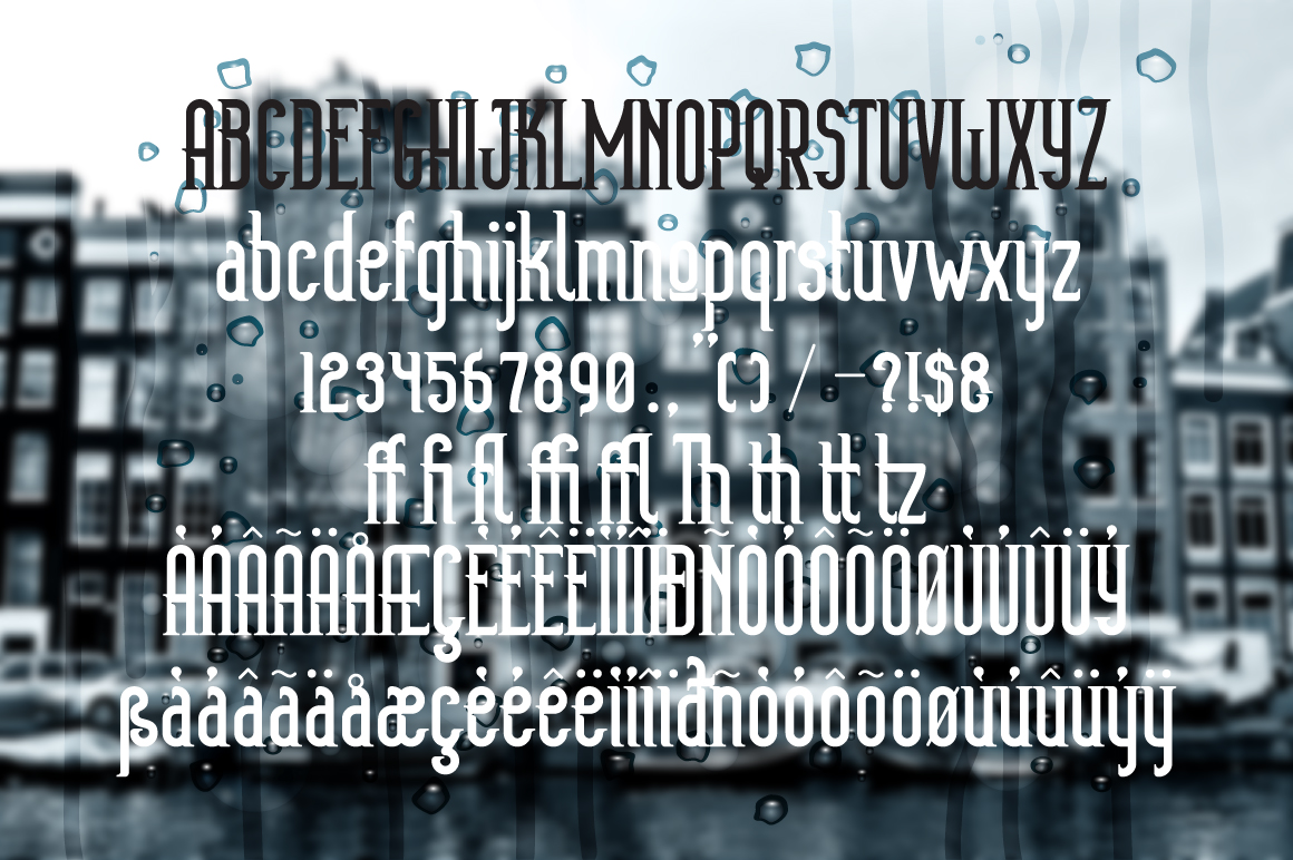 Amsterdam Font - Preview 1