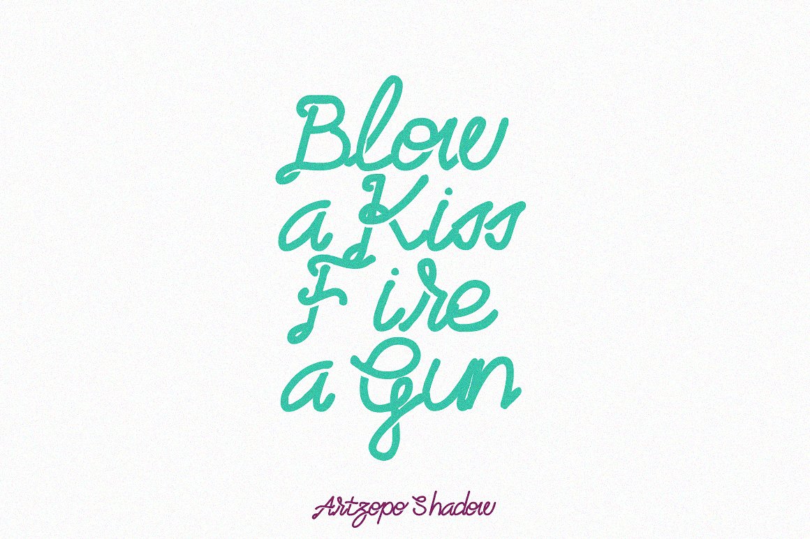 Artzopo Font - Preview 1
