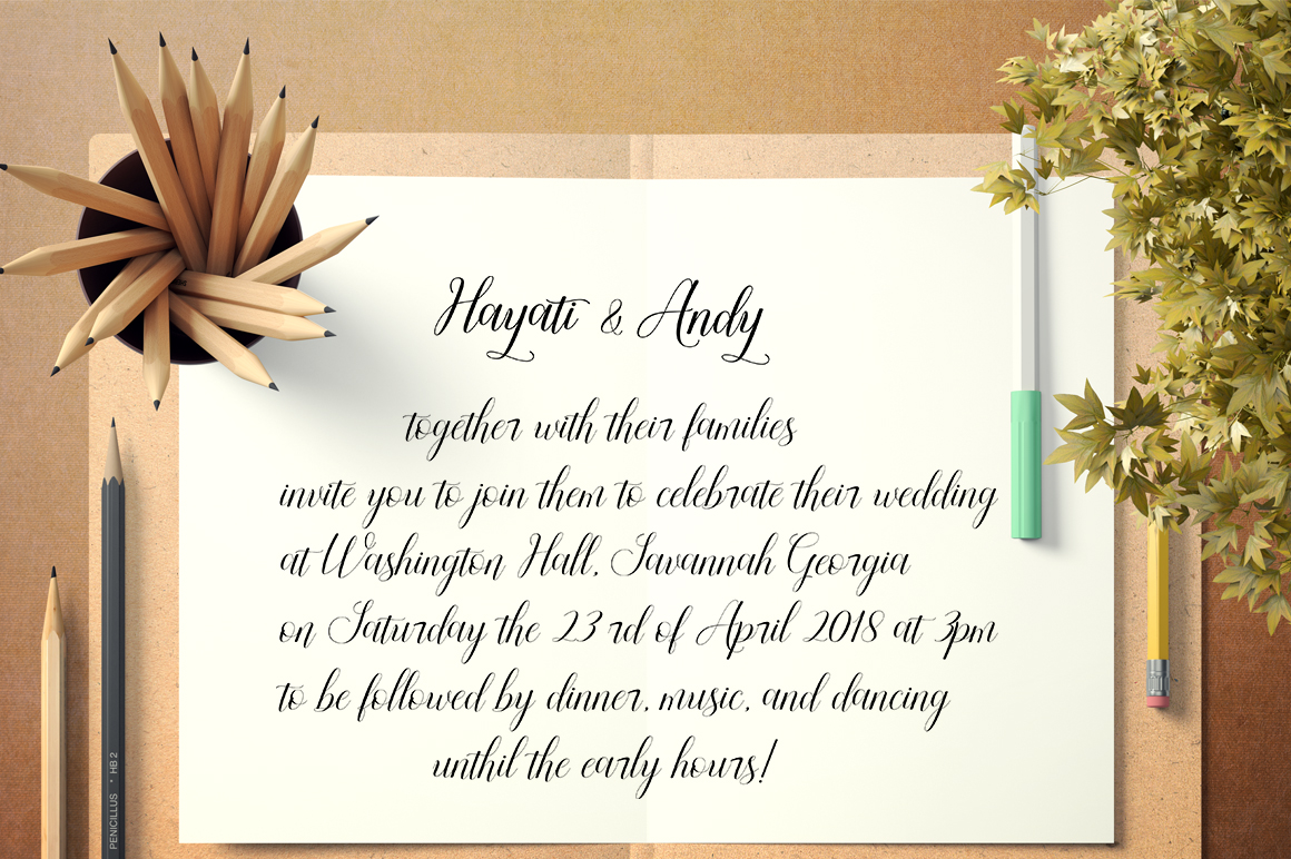 Attention Font - Preview 5