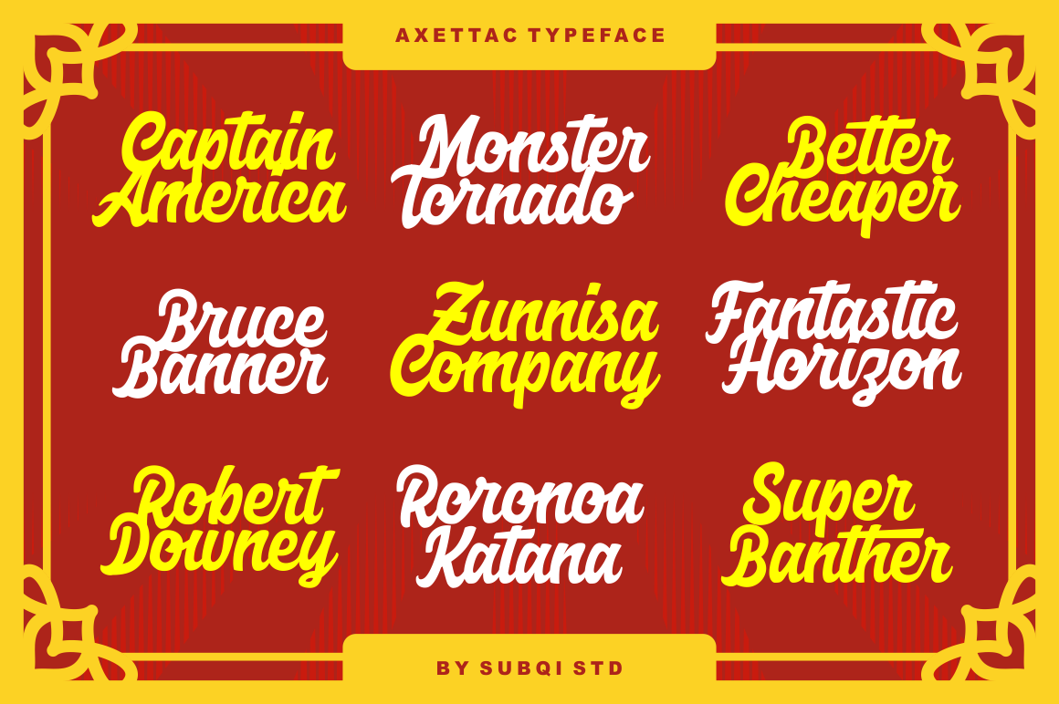 Axettac Font - Preview 2
