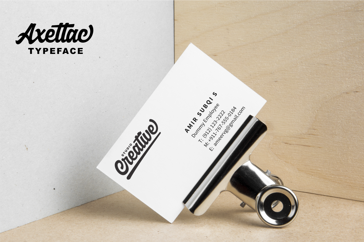 Axettac Font - Preview 5