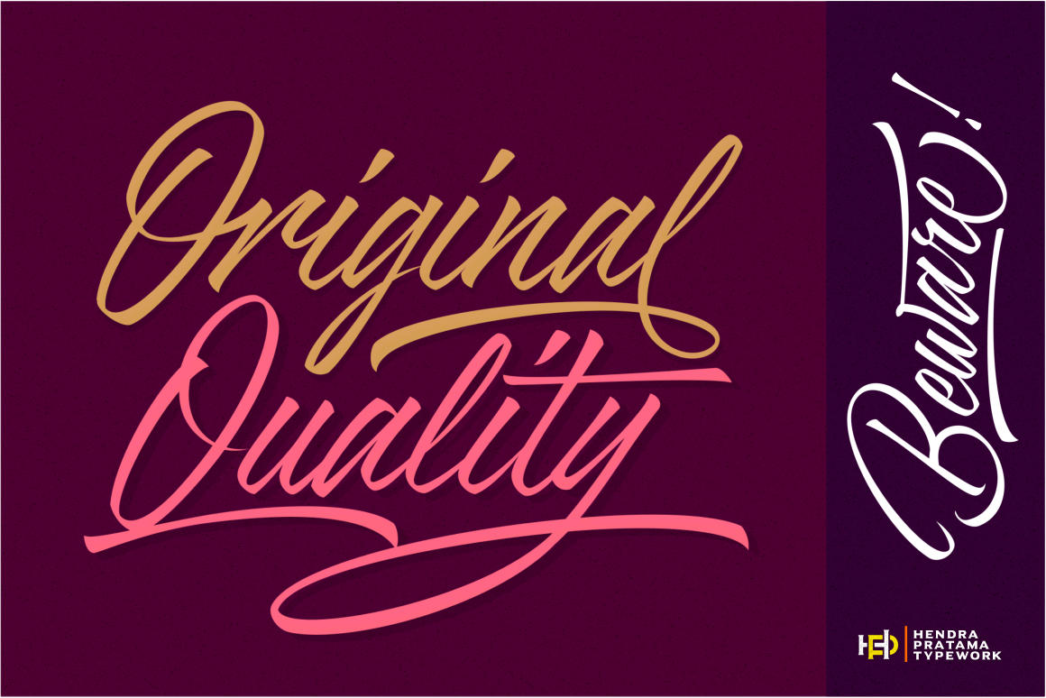 Azkia Script Font - Preview 1