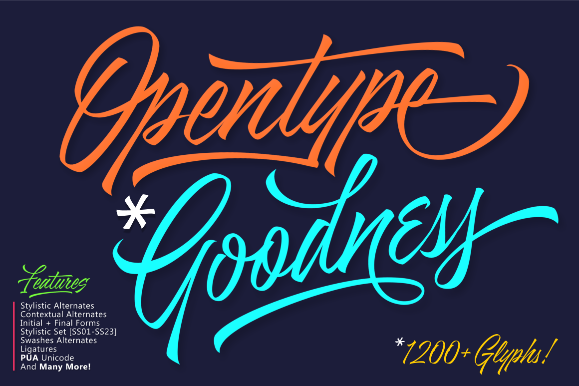 Azkia Script Font - Preview 3