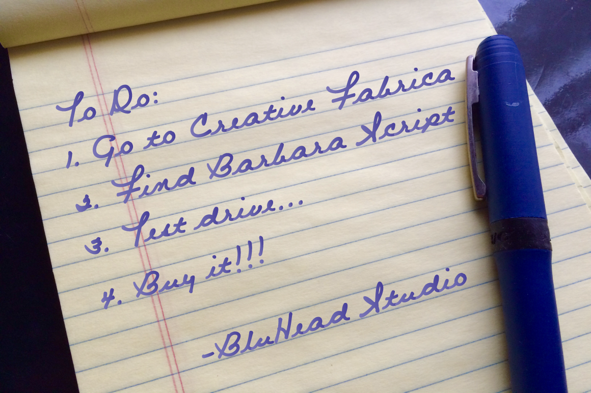 Barbara Script Font - Preview 1