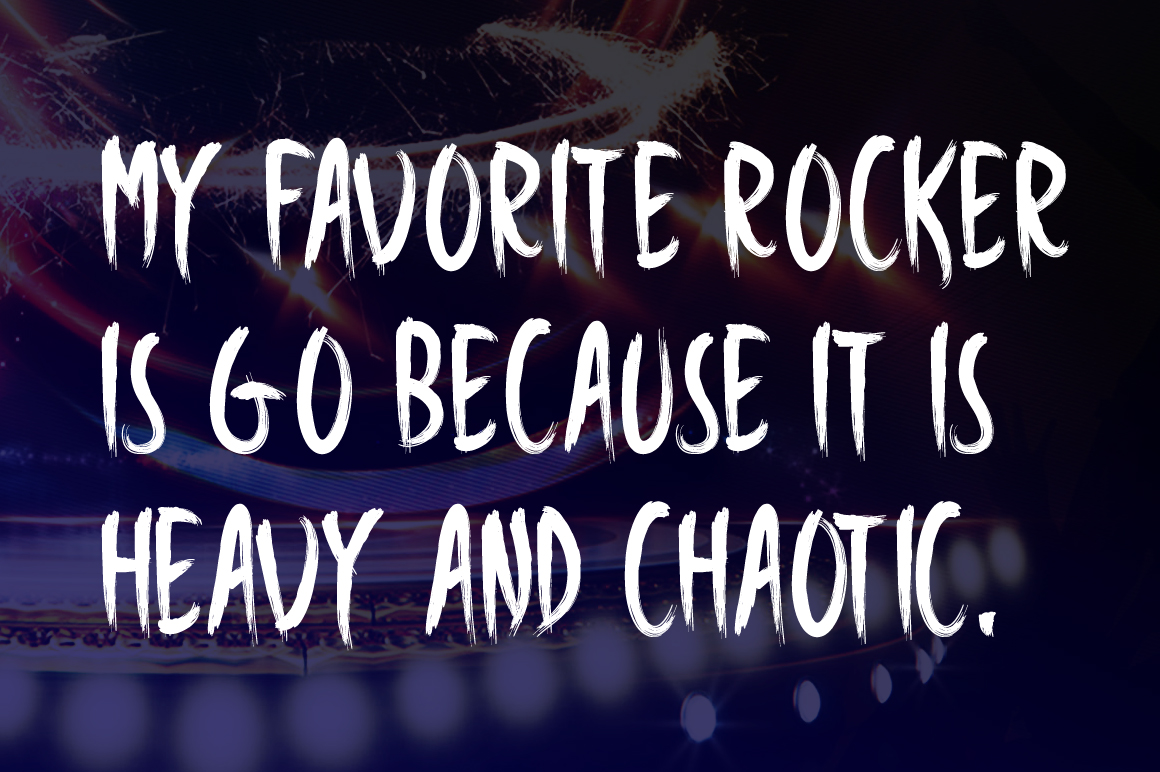 Brave Rocker Font - Preview 1