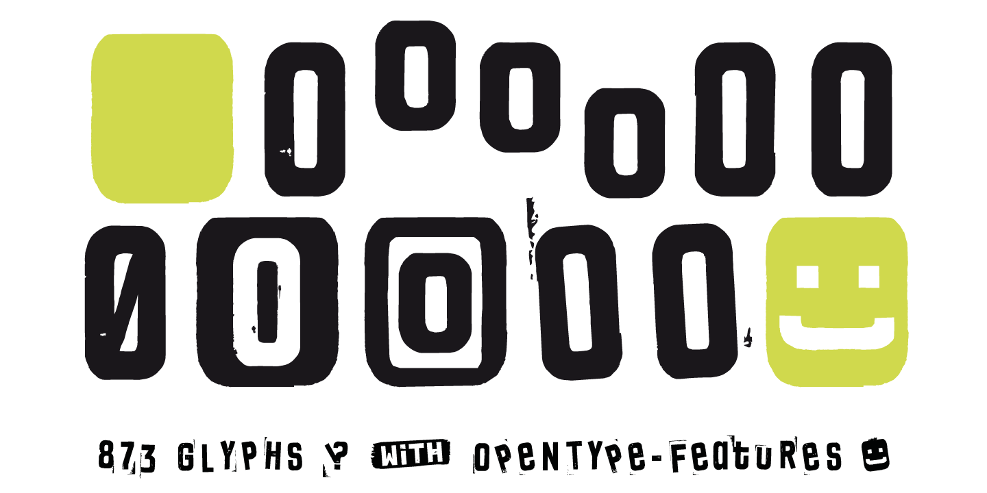 Brush Poster Grotesk Regular Font PNG with transparent background - Preview 2