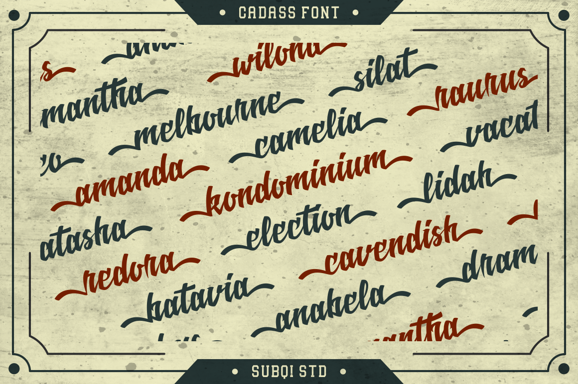 Cadass Font - Preview 2