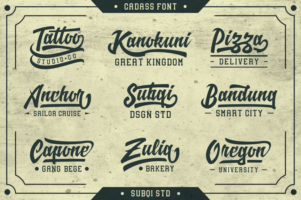 Cadass Font - Preview 3