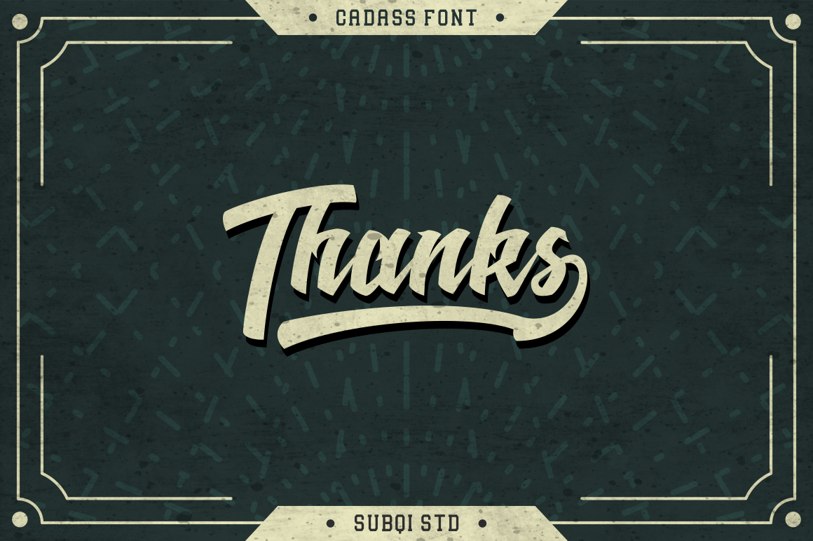 Cadass Font - Preview 5